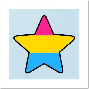 Pansexual Pride Star Posters and Art